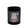 Bunny Black Mug 11oz – Big Brain Energy