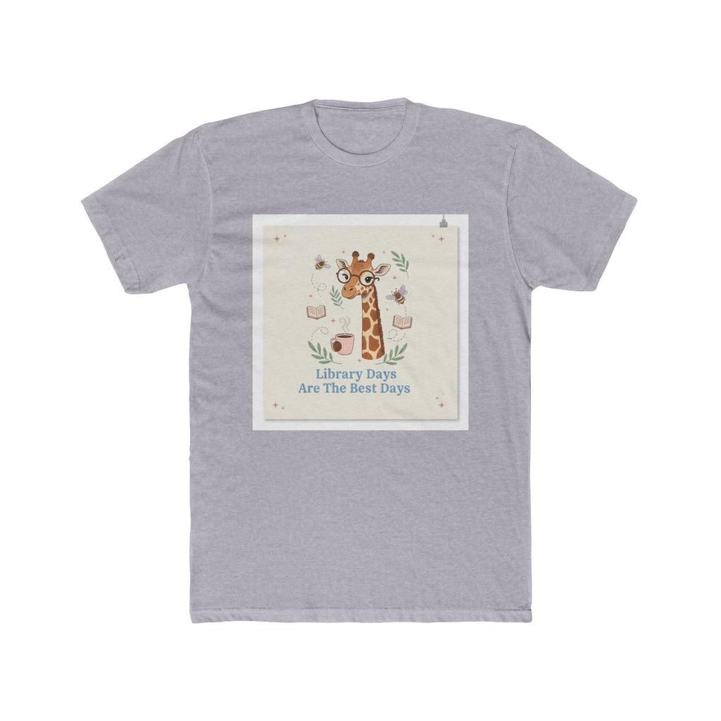 Library Days Are The Best Days Giraffe Unisex Tee