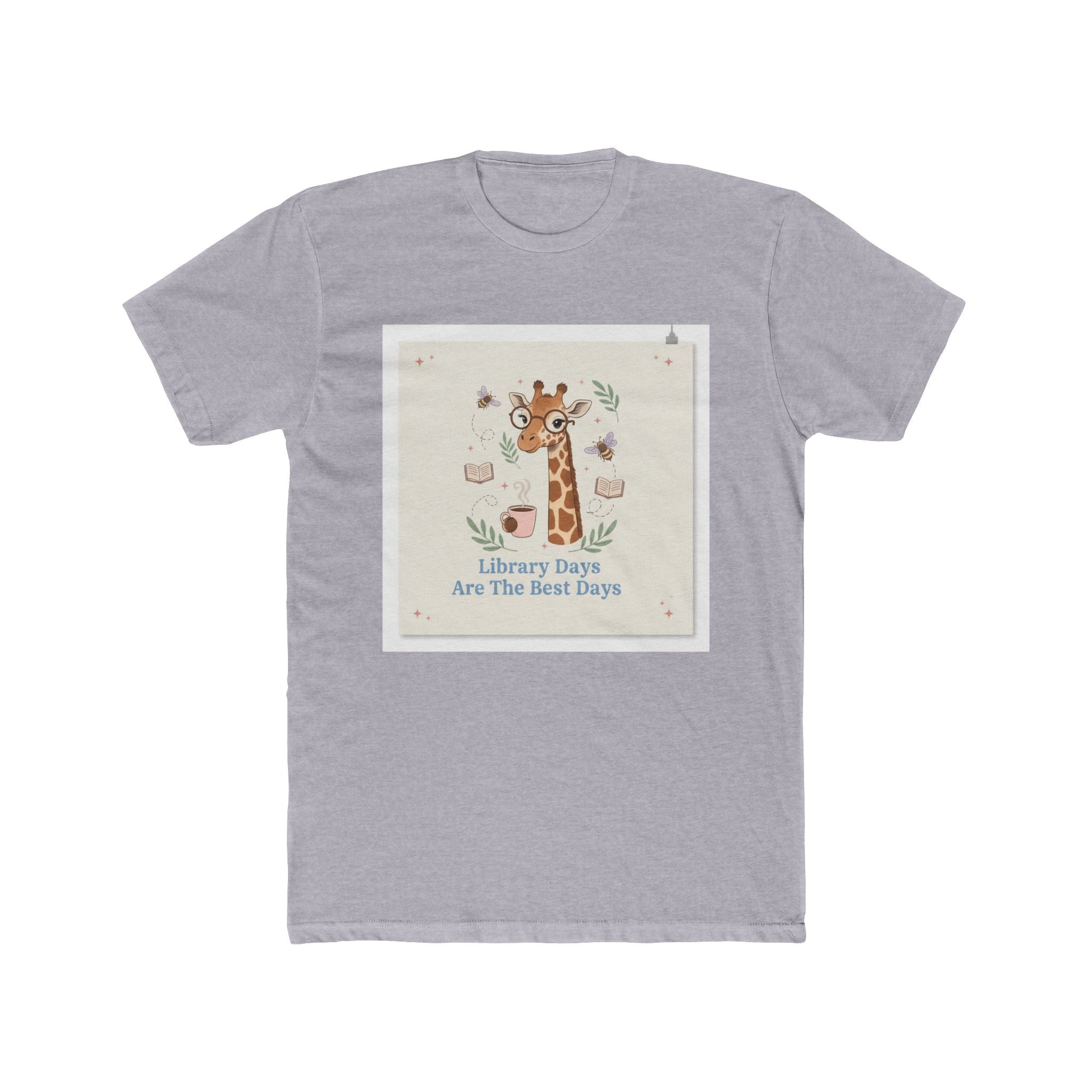 Library Days Are The Best Days Giraffe Unisex Tee