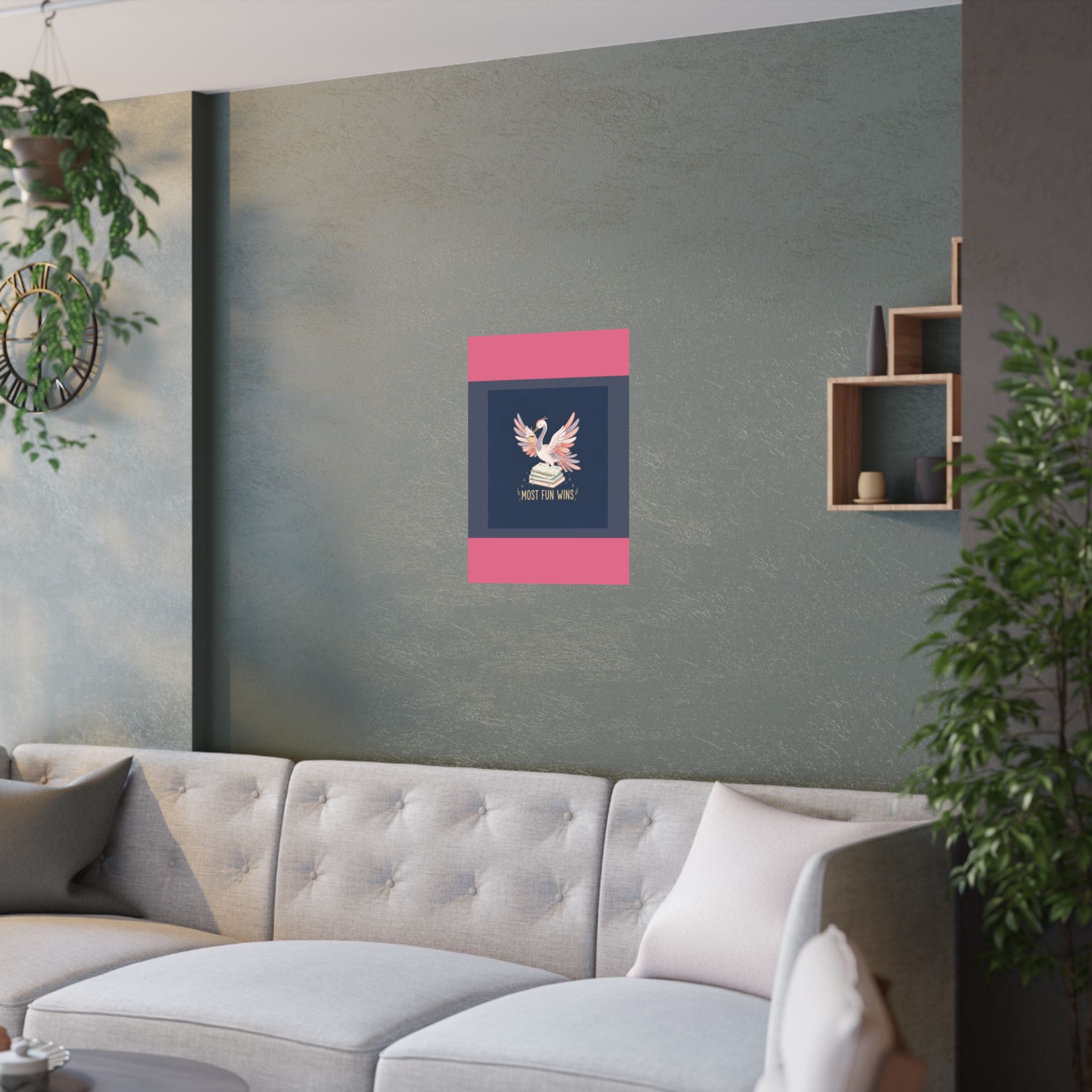 Crane Poster – Most Fun Wins