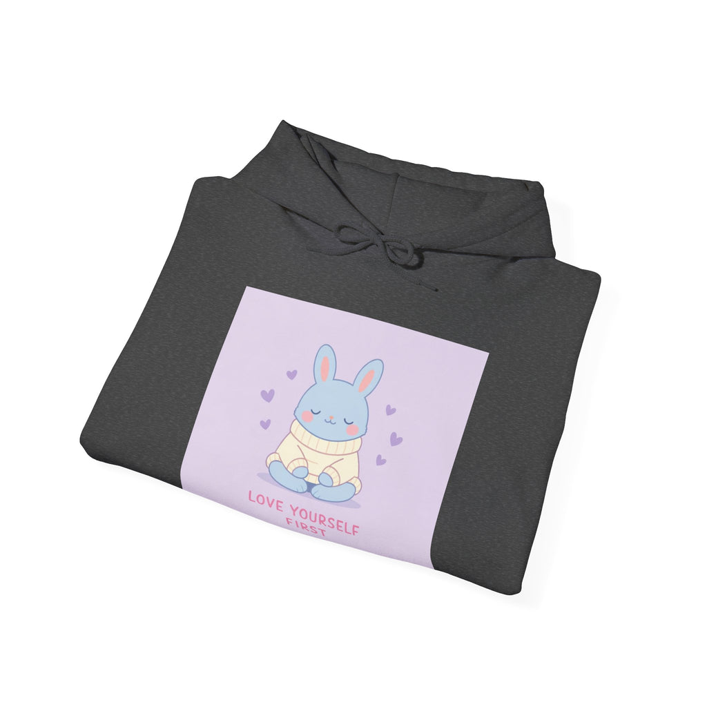 LOVE YOURSELF FIRST Bunny Hoodie