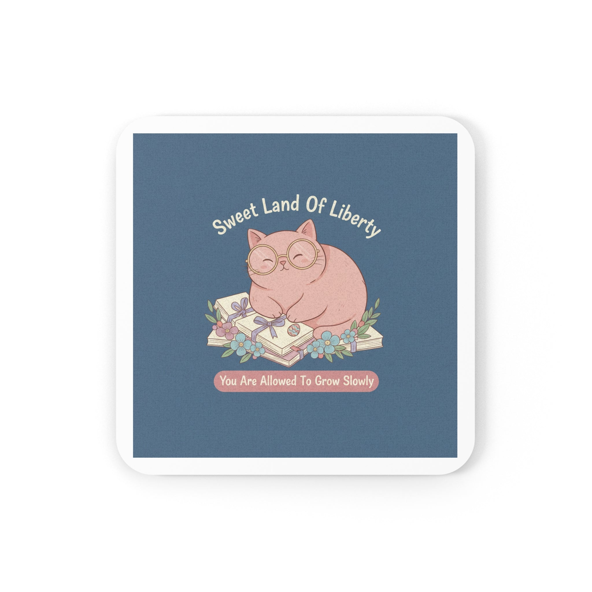 Cat Cork Coaster – Sweet Land of Liberty