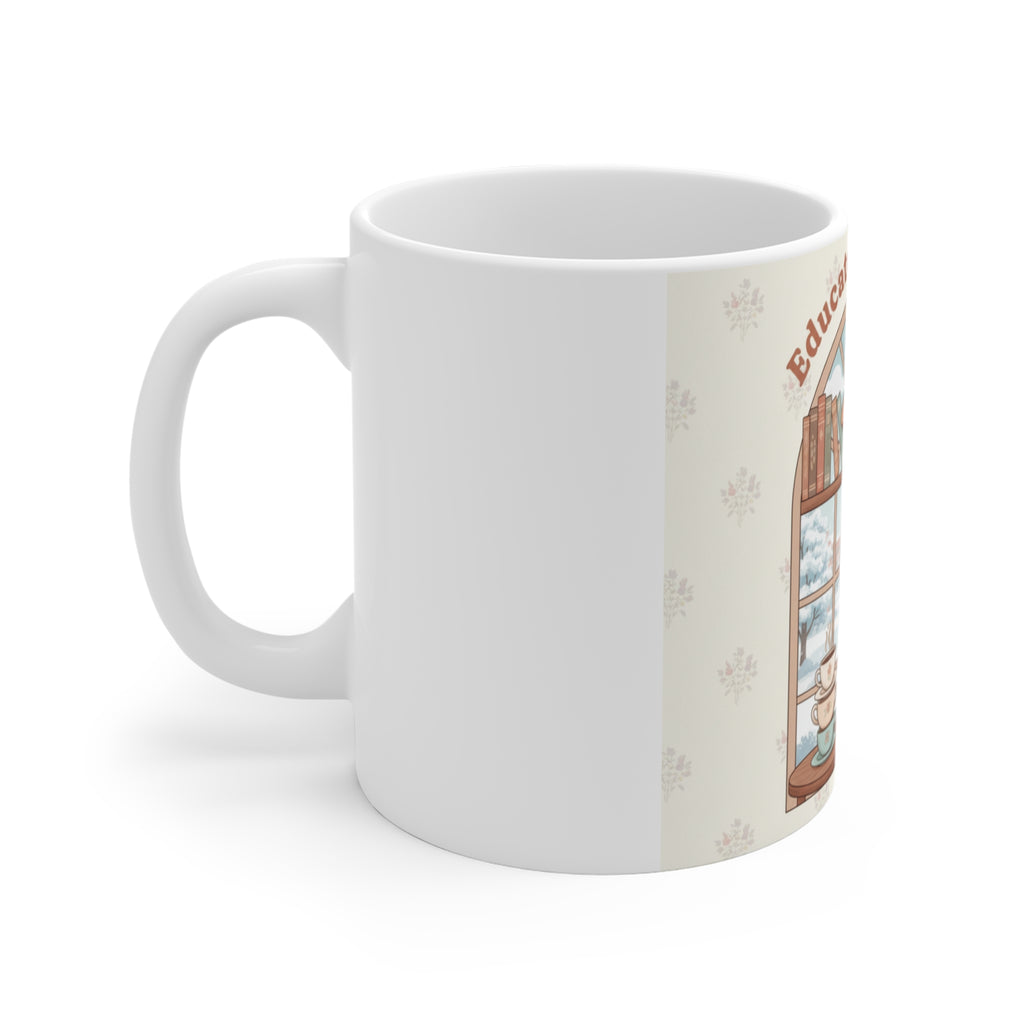 Educated And Cute Giraffe Mug 11oz