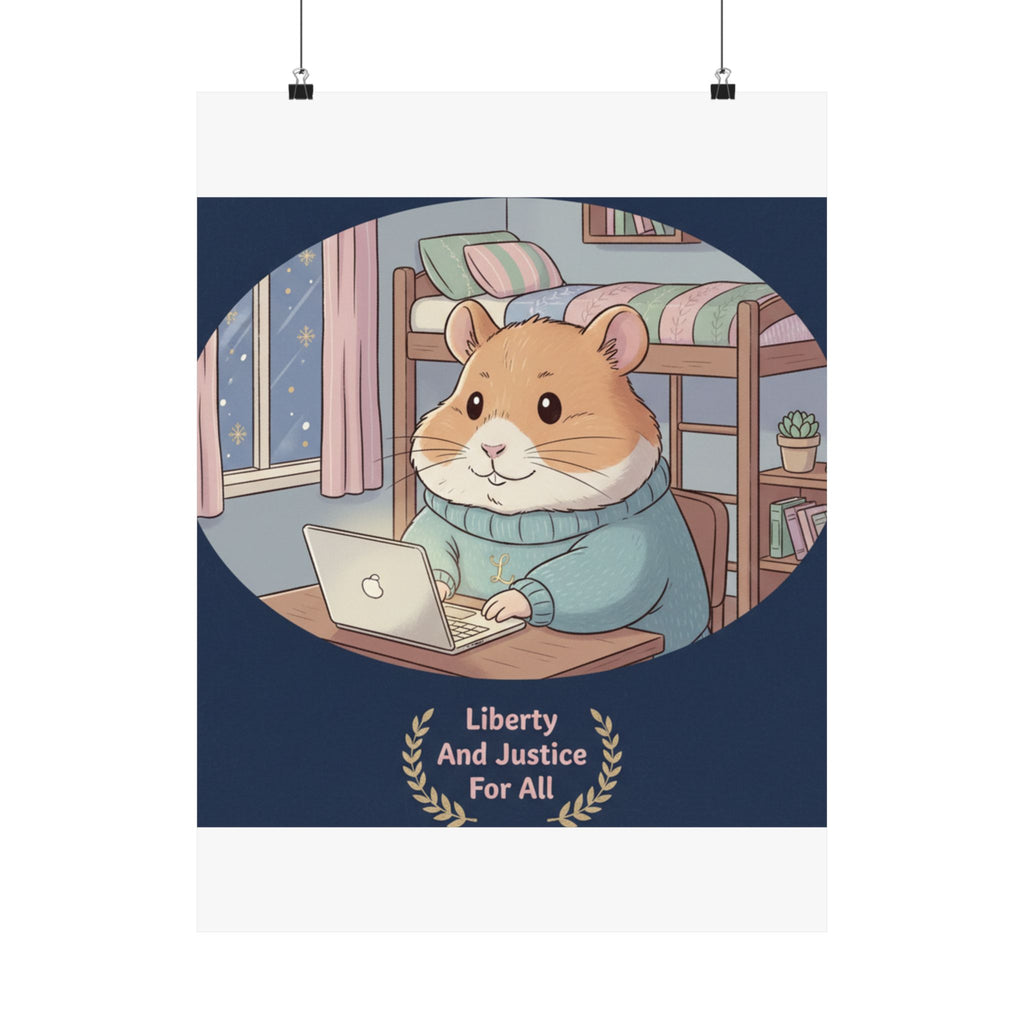 Bunny Poster – Liberty and Justice for All