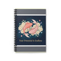 Koi Spiral Notebook – Your Potential is Endless