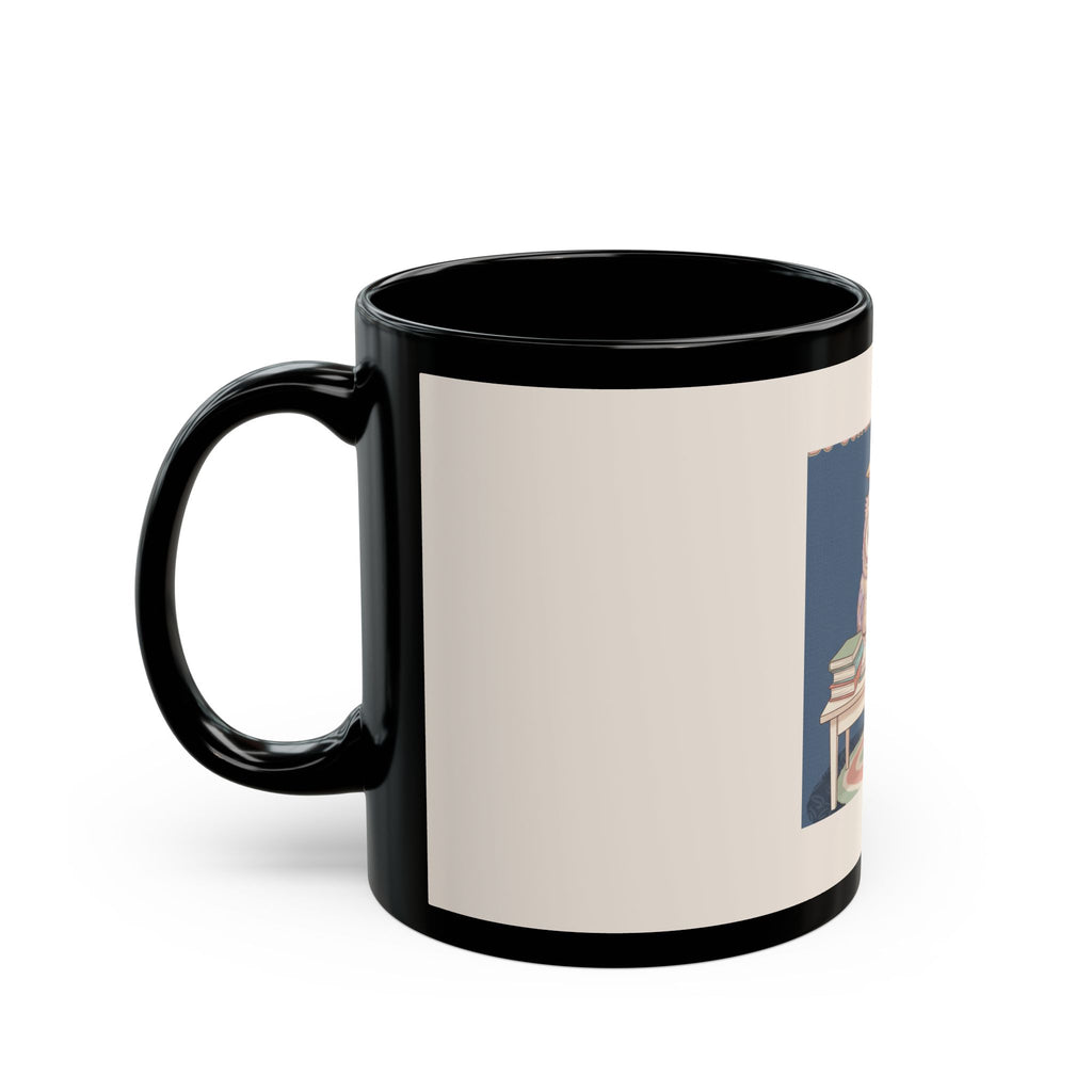 Owl Black Mug 11oz – Be Gentle With Yourself