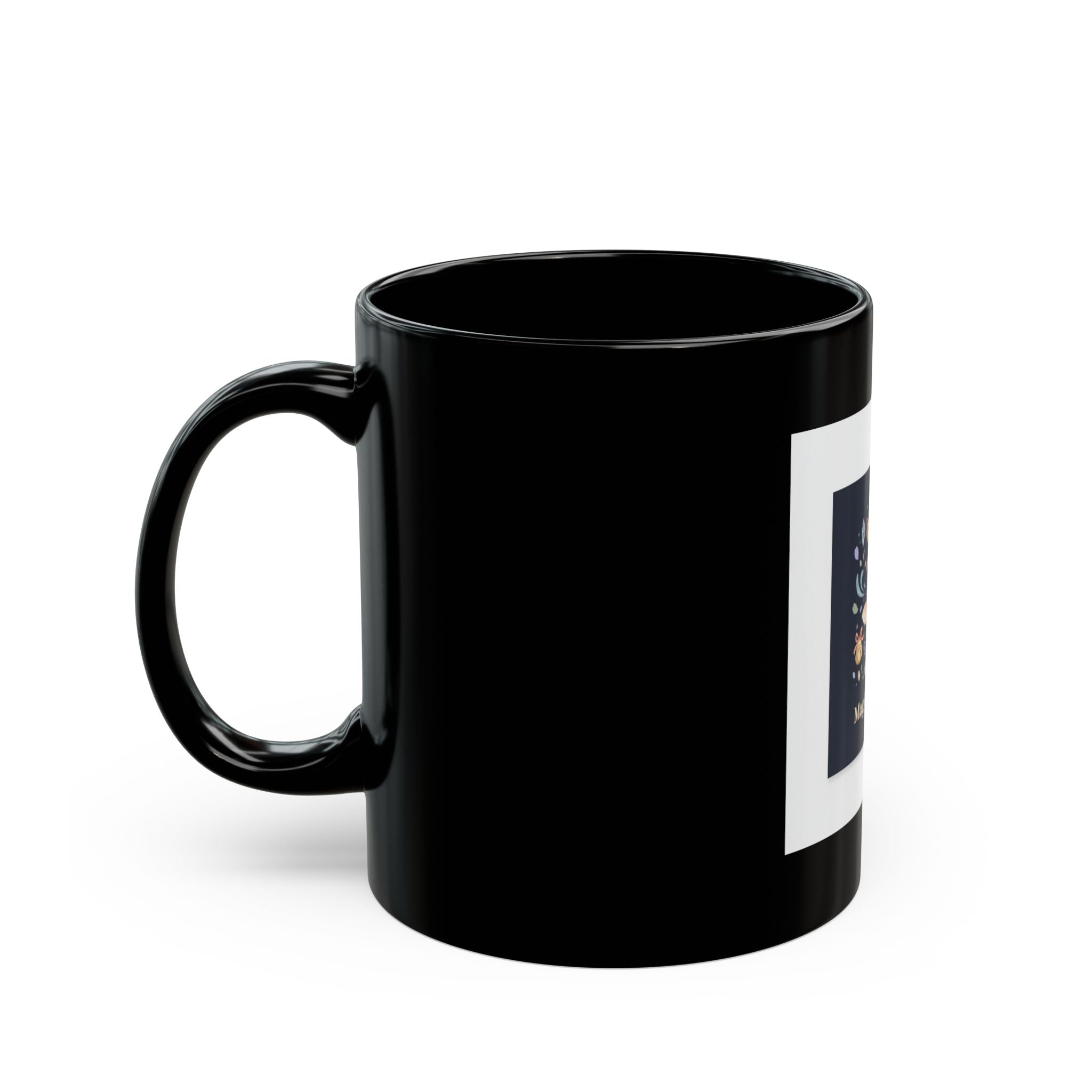 Bunny Black Mug 11oz – Magic Takes Time