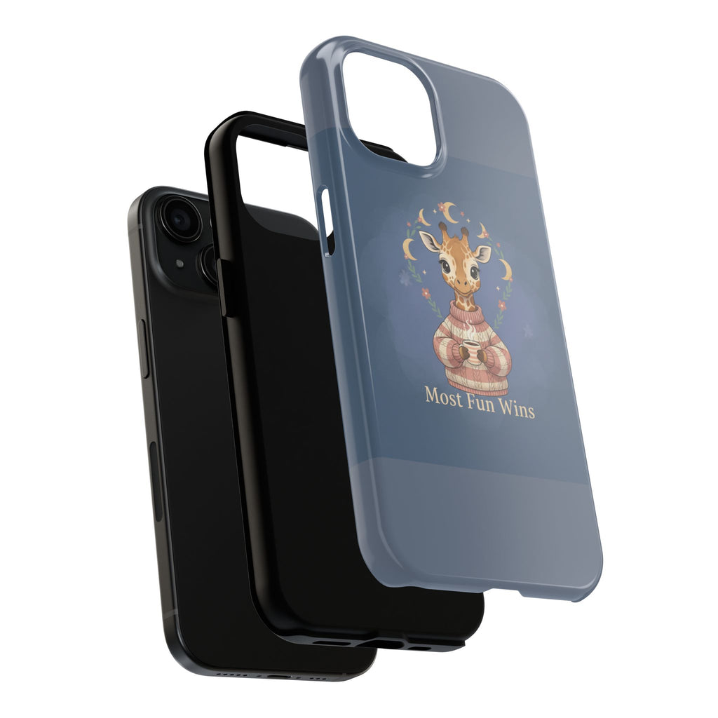 Giraffe Tough Phone Case – Most Fun Wins