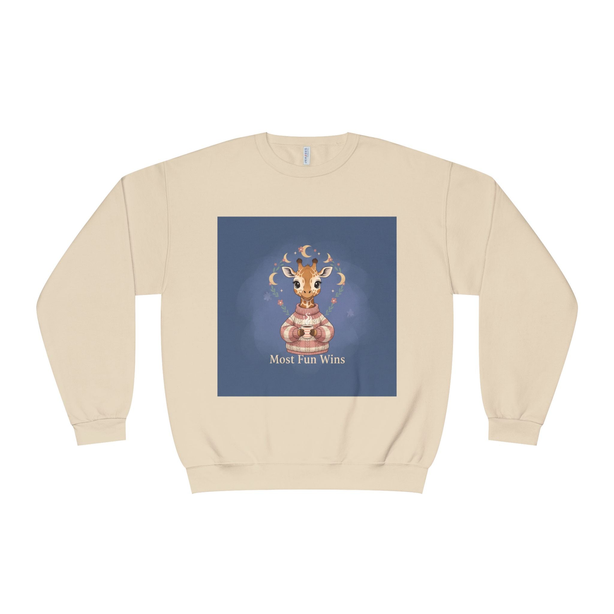 Giraffe Crewneck Sweatshirt – Most Fun Wins