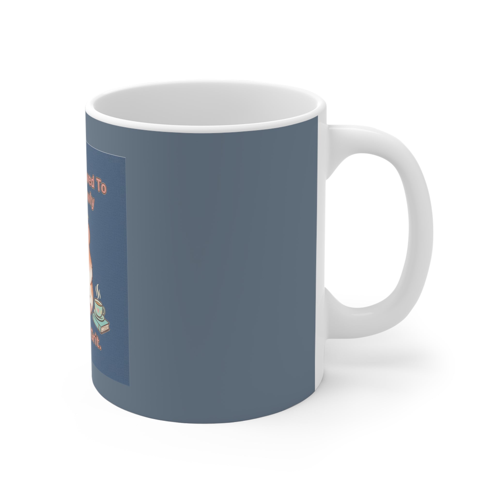 Hamster With Laptop Mug 11oz – You Are Allowed to Grow Slowly Grace and