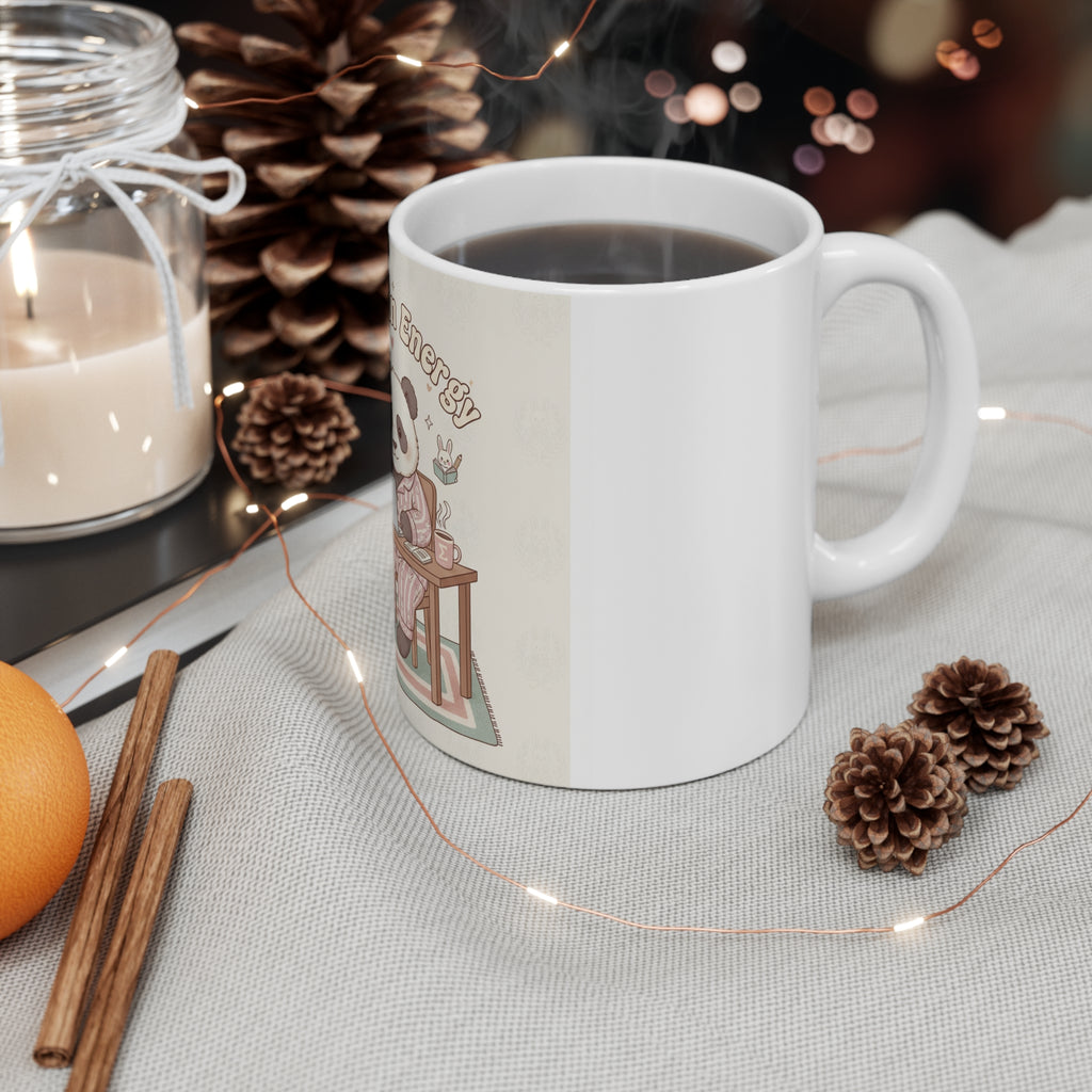 Big Brain Energy Panda Mug 11oz