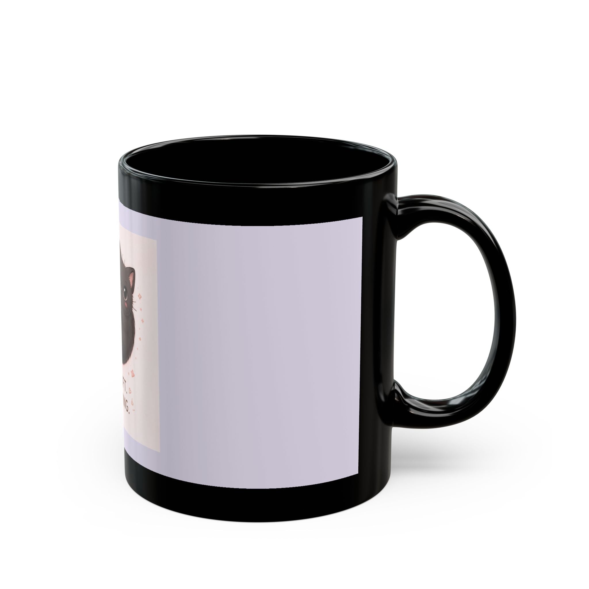 "STILL SOFT. STILL LOVING" Black Cat Black Mug | College Girl Gift | Fashion | KayKay Classics