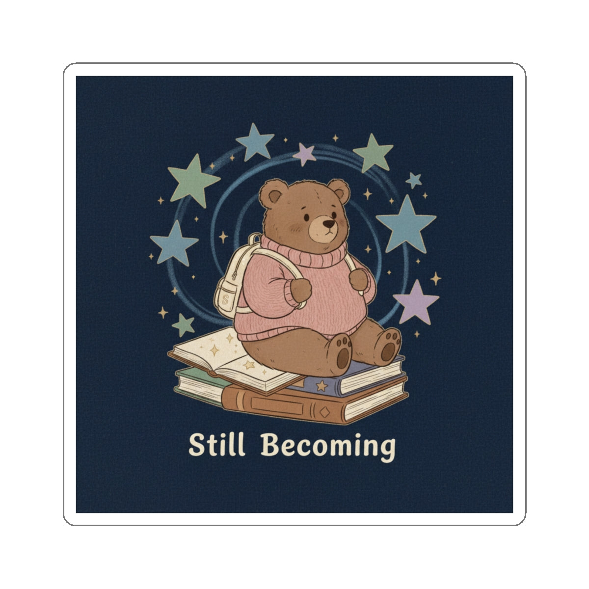 Bear Die-Cut Sticker – Still Becoming