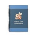 Bee Spiral Notebook – Coffee and Confidence