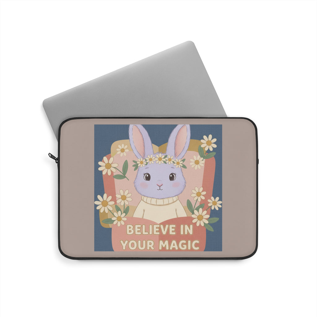 Bunny Laptop Sleeve – Believe in Your Magic