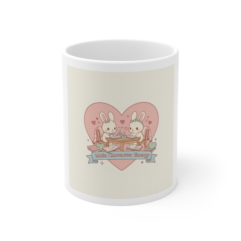 Main Character Energy Rabbits Mug 11oz