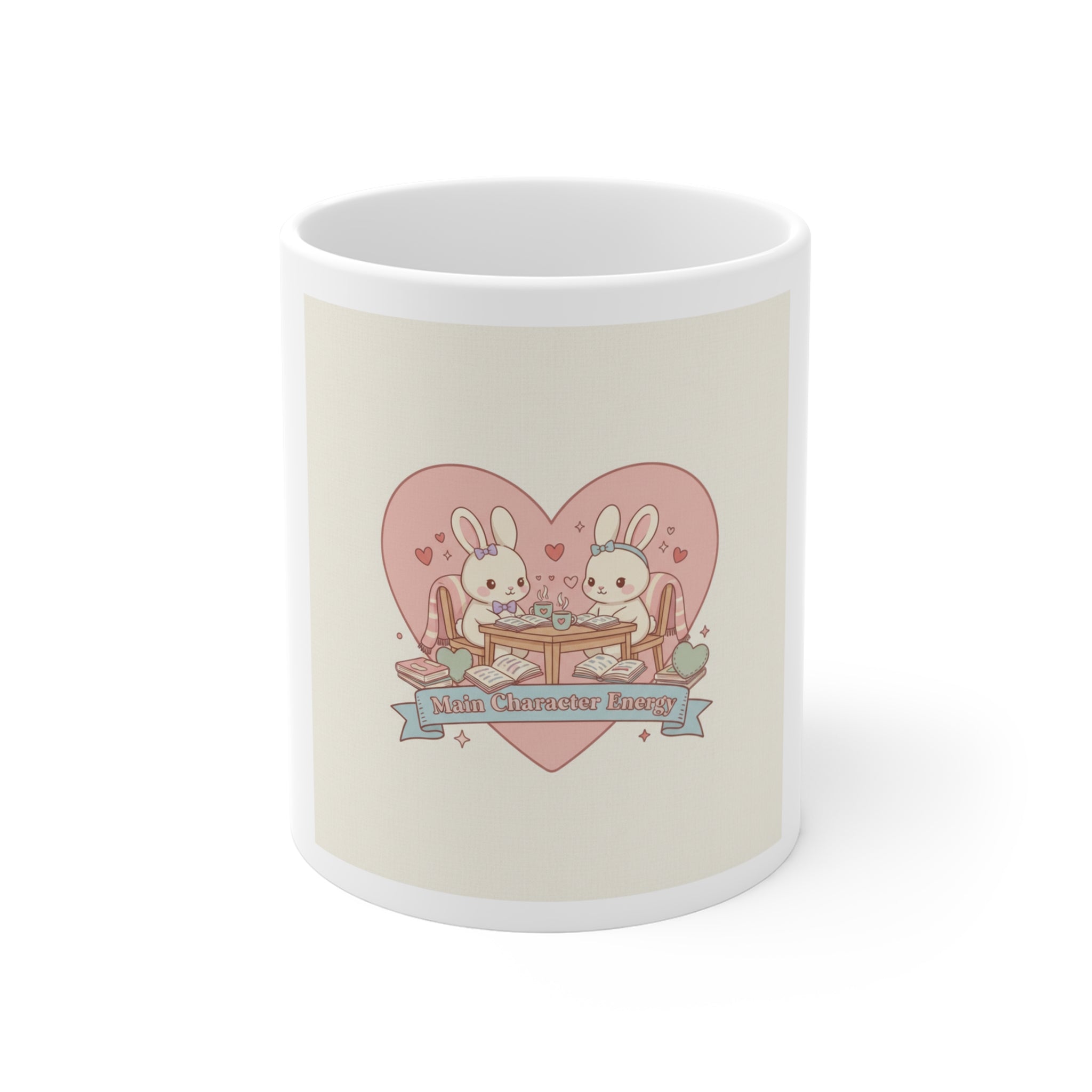 Main Character Energy Rabbits Mug 11oz