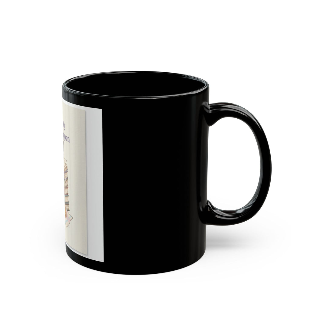 Making My Dreams Happen Puppy Black Mug 11oz