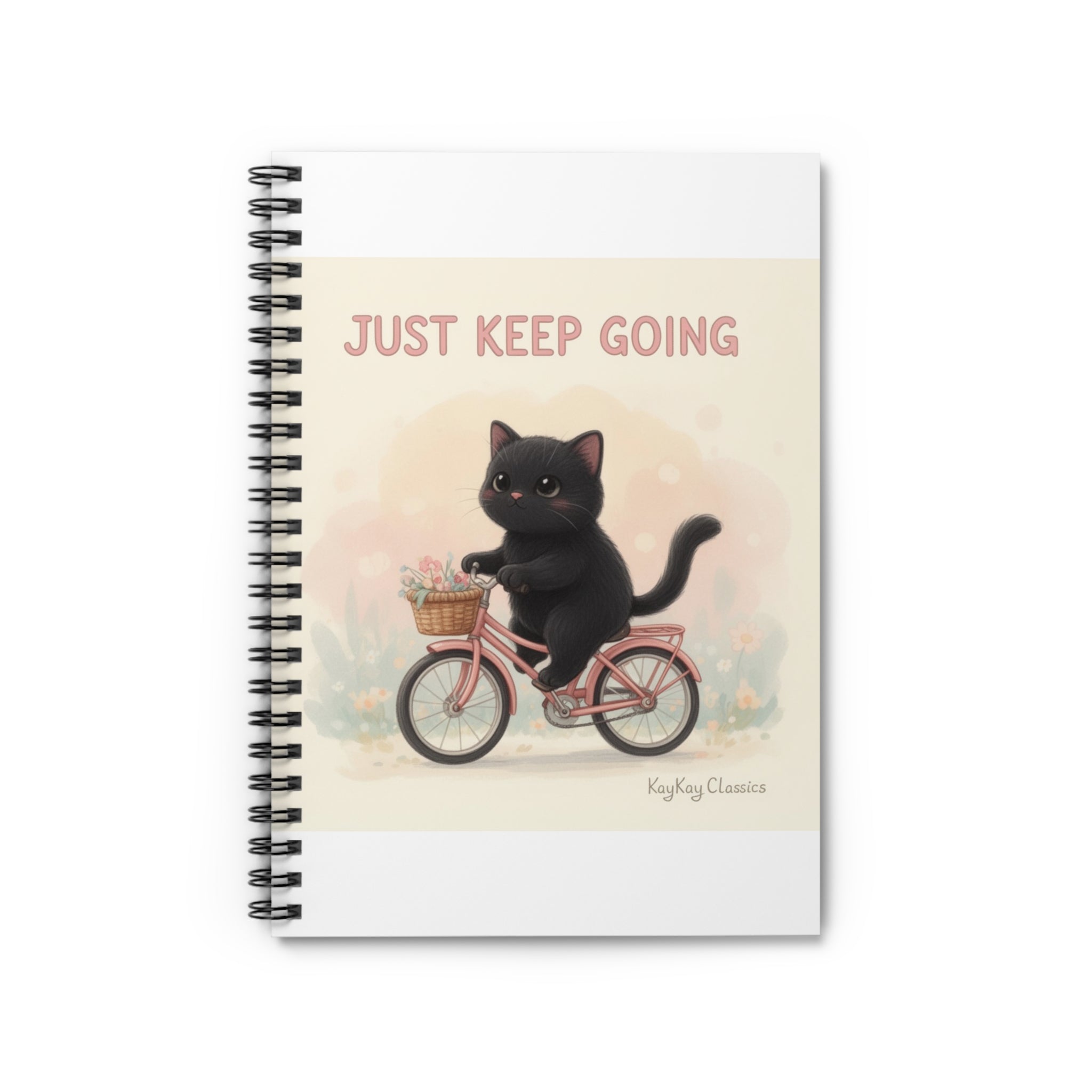 JUST KEEP GOING Spiral Notebook