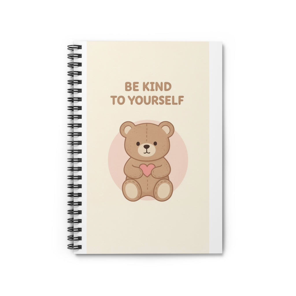 BE KIND TO YOURSELF Bear Spiral Notebook
