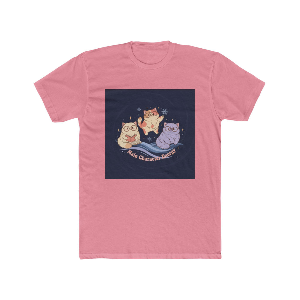 Cats With Glasses Unisex Tee – Main Character Energy