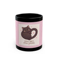 "STILL SOFT. STILL LOVING" Black Cat Black Mug | College Girl Gift | Fashion | KayKay Classics
