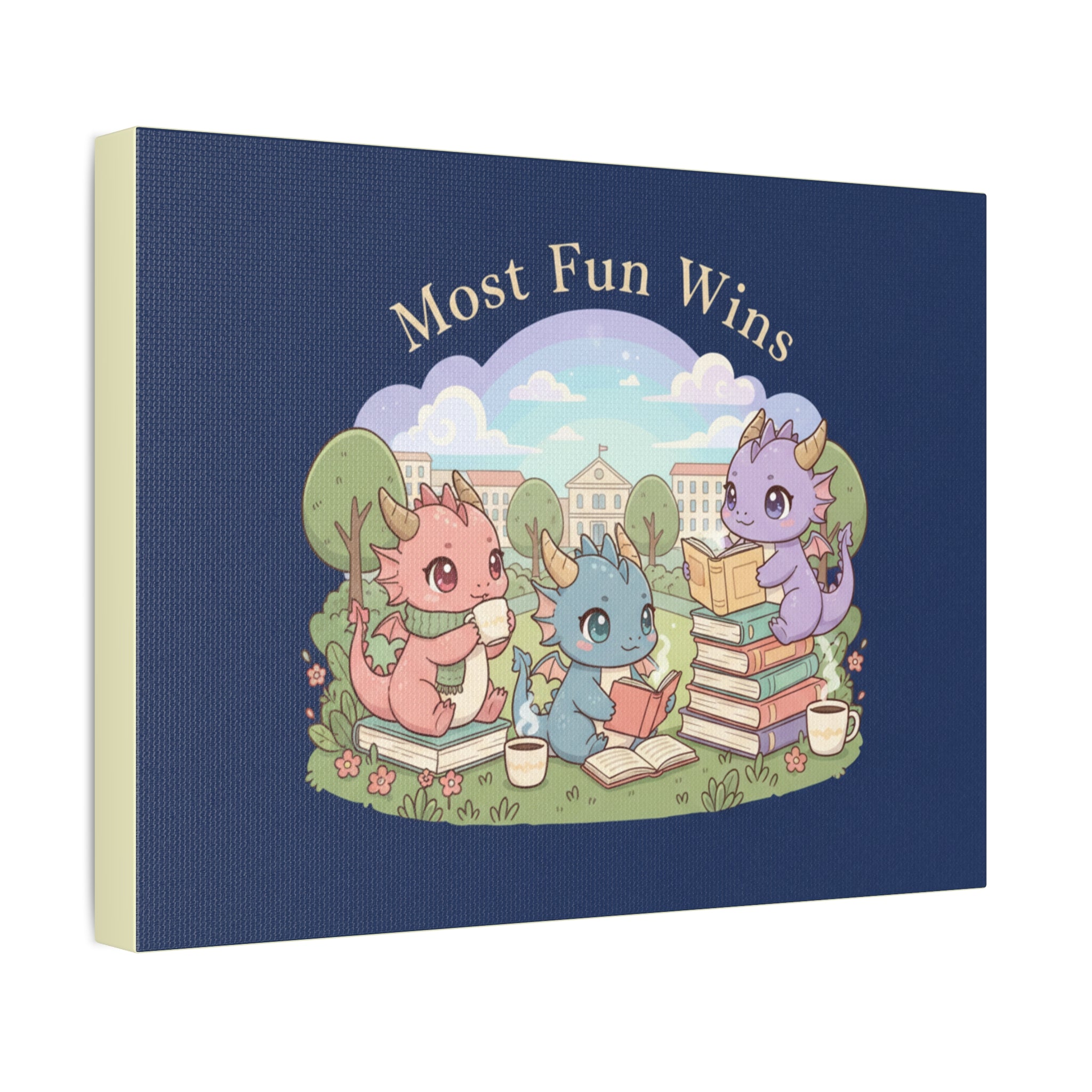Baby Dragons Canvas Print – Most Fun Wins