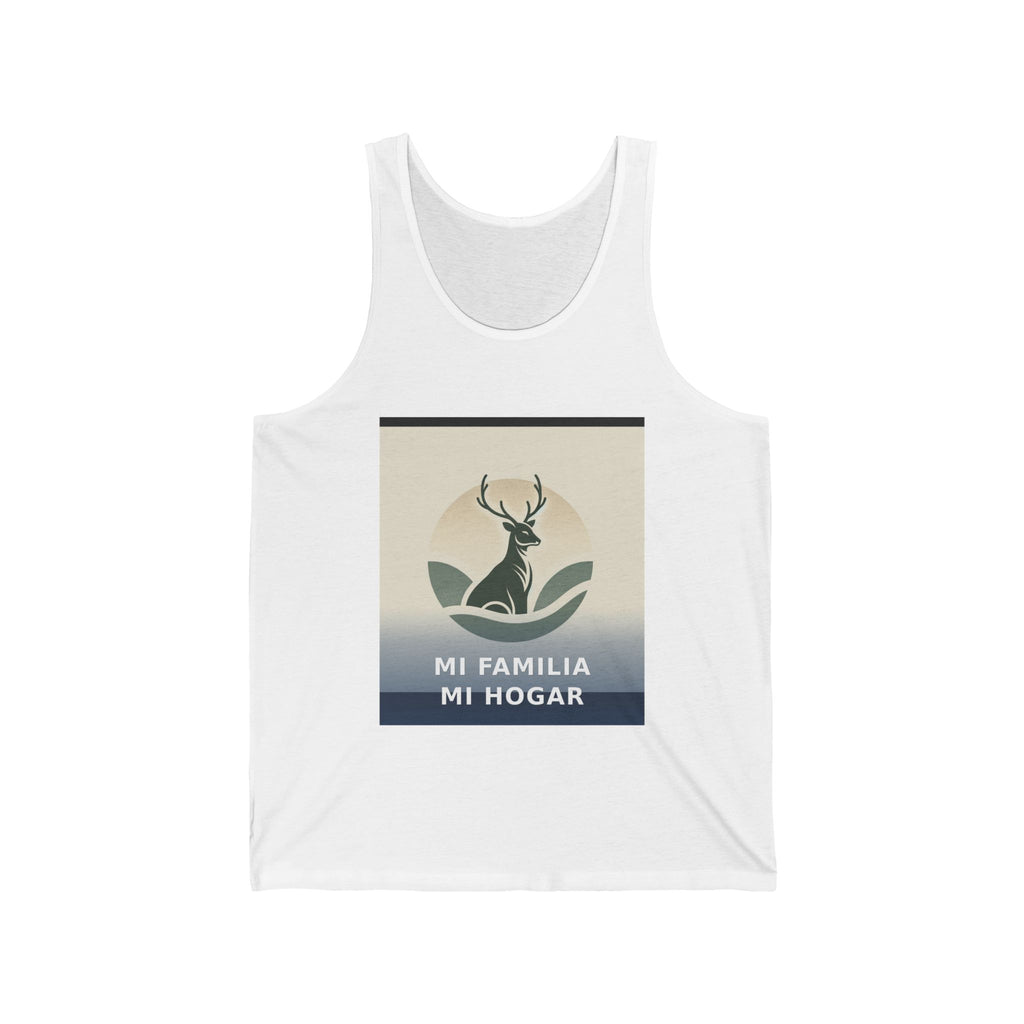 "Mi familia, mi hogar" Black Cat Tank Top | College Girl Gift | Fashion | KayKay Classics