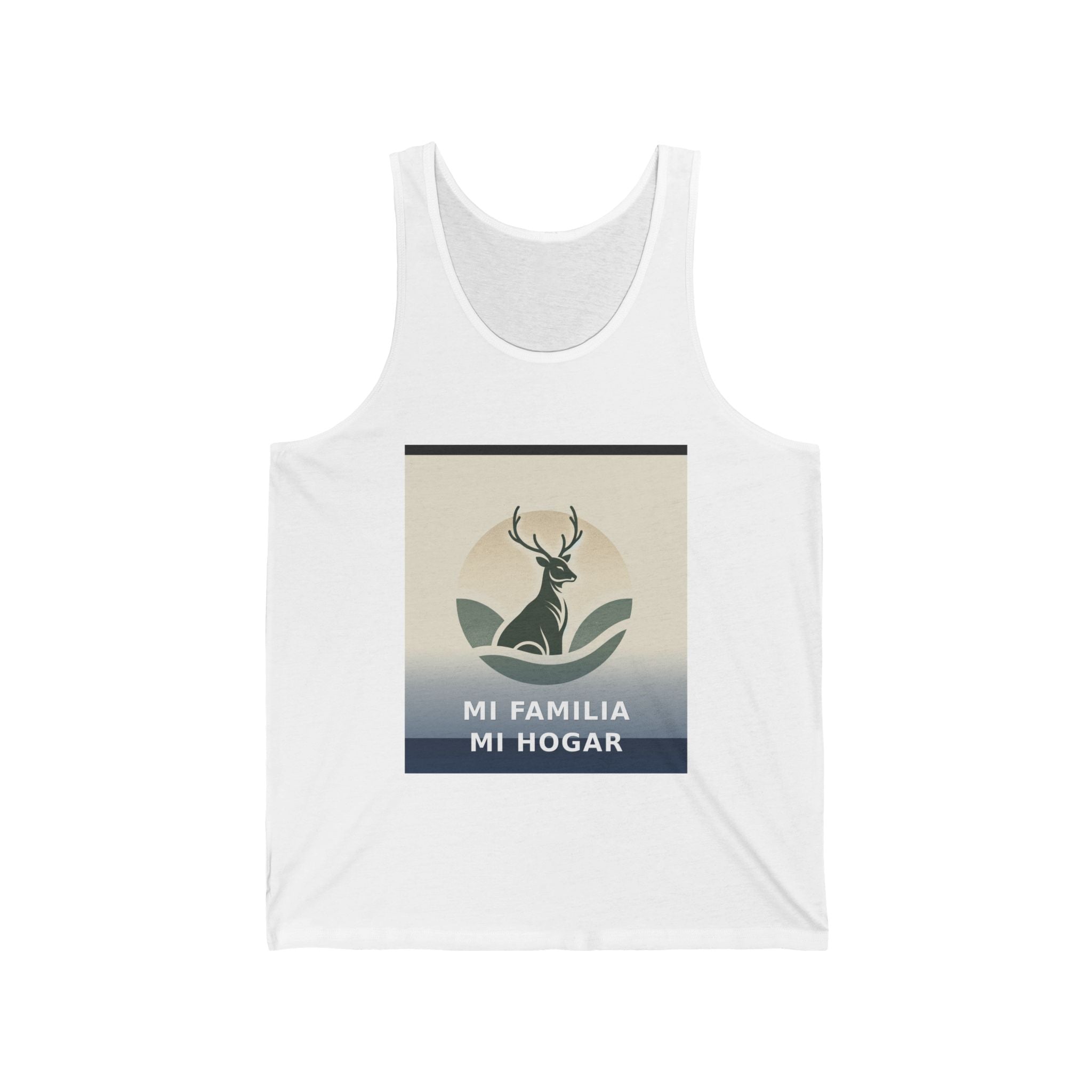 "Mi familia, mi hogar" Black Cat Tank Top | College Girl Gift | Fashion | KayKay Classics