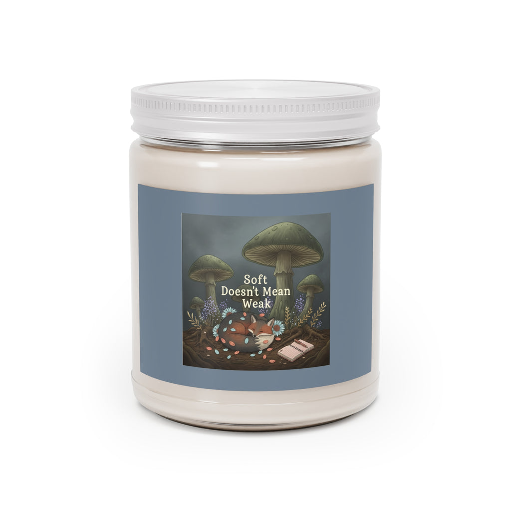 Fox Scented Candle – Soft Doesnt Mean Weak