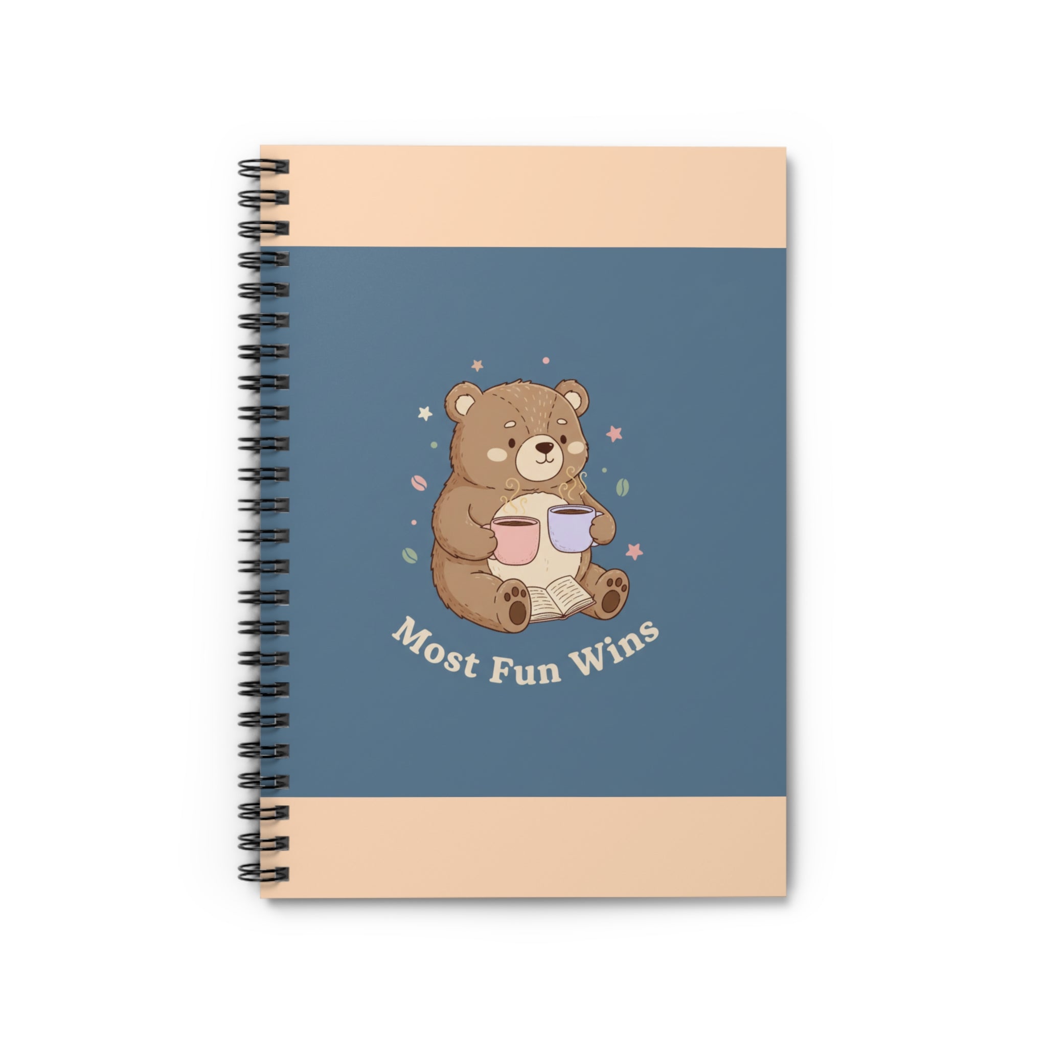 Bear Spiral Notebook – Most Fun Wins