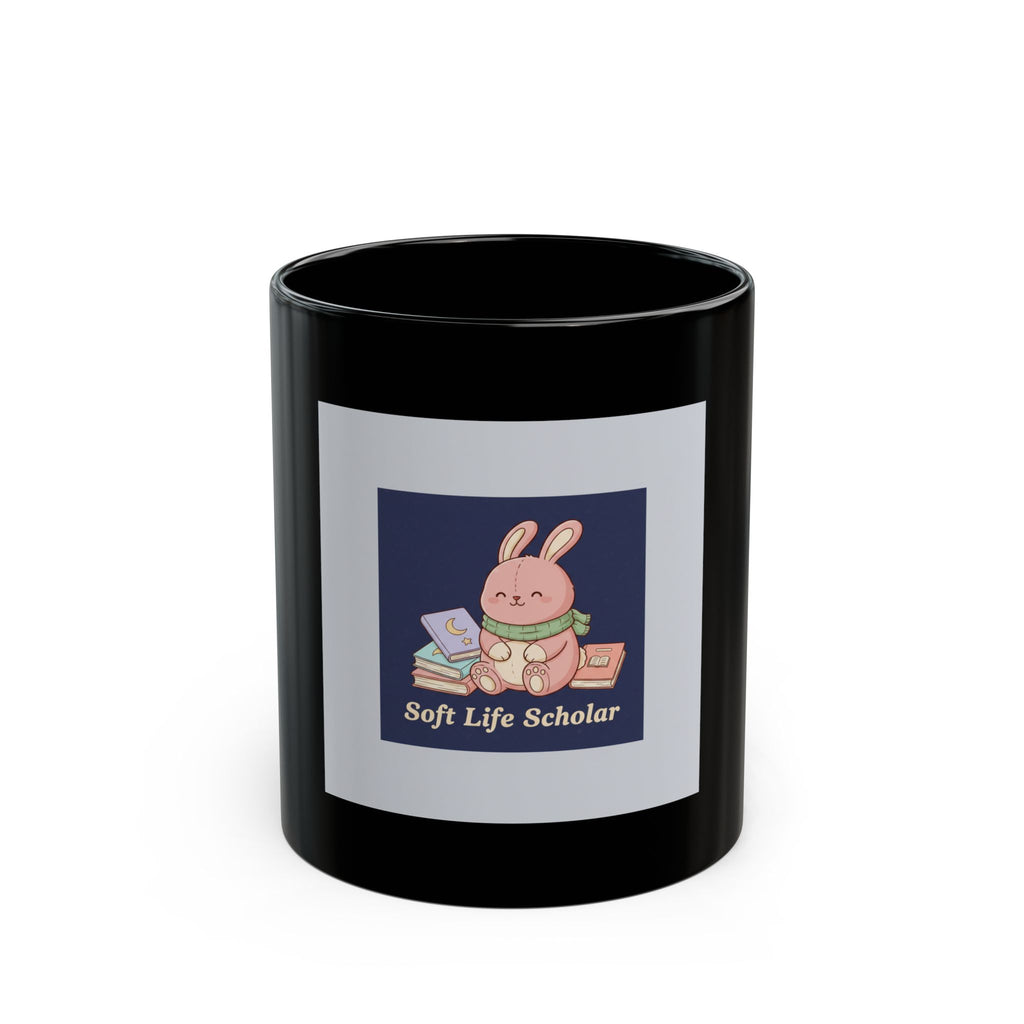 Bunny Black Mug 11oz
