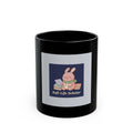 Bunny Black Mug 11oz