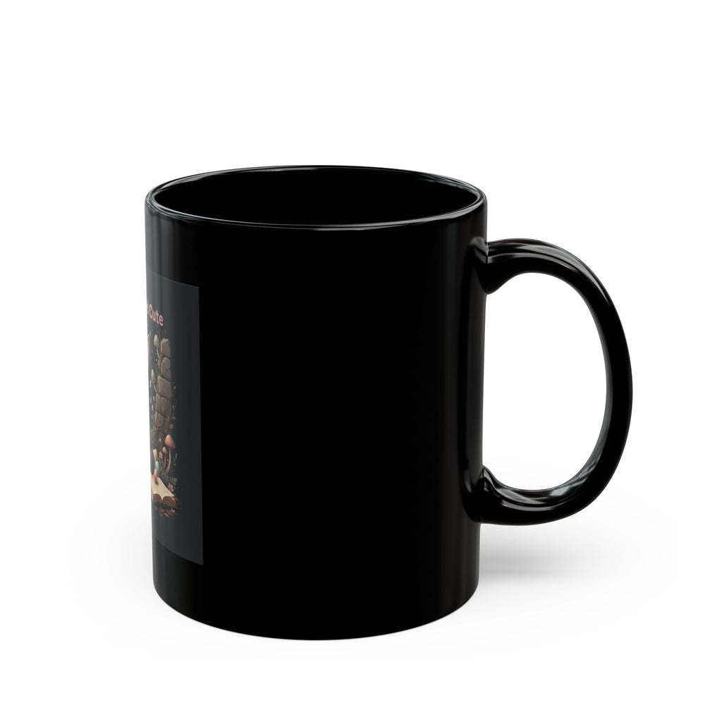 Bear Black Mug 11oz – Educated and Cute