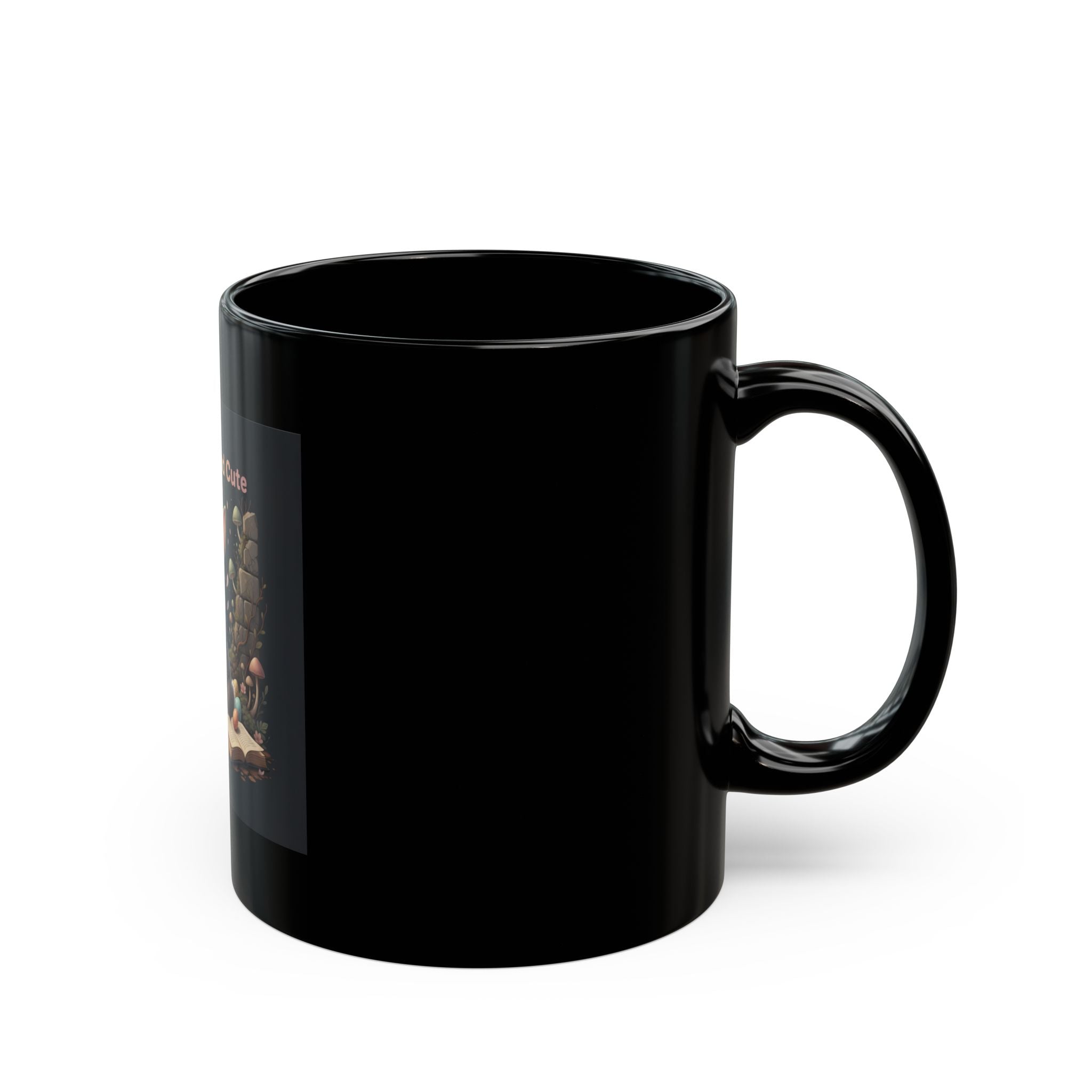 Bear Black Mug 11oz – Educated and Cute