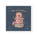 Dragon Die-Cut Magnet – Coffee and Confidence