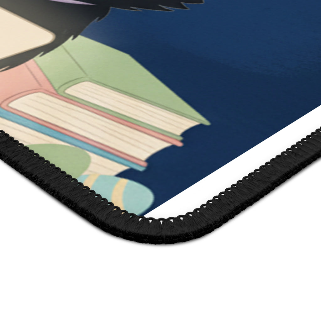 Black Cat Mouse Pad – Dream Big Study Hard