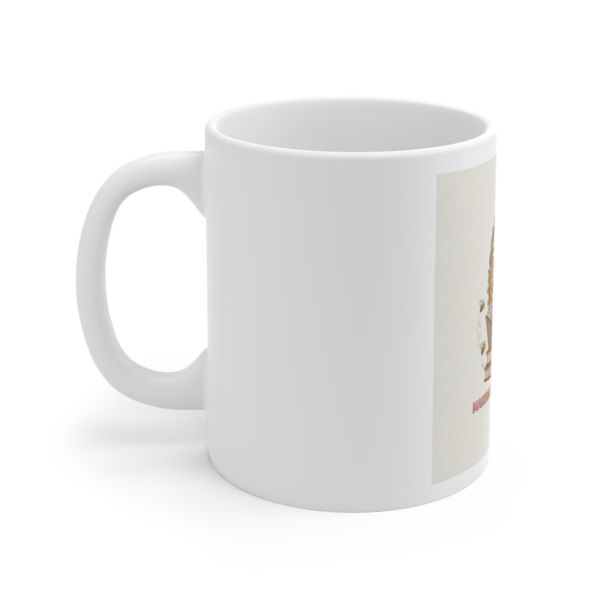 MAKING MY DREAMS HAPPEN Cat Mug 11oz