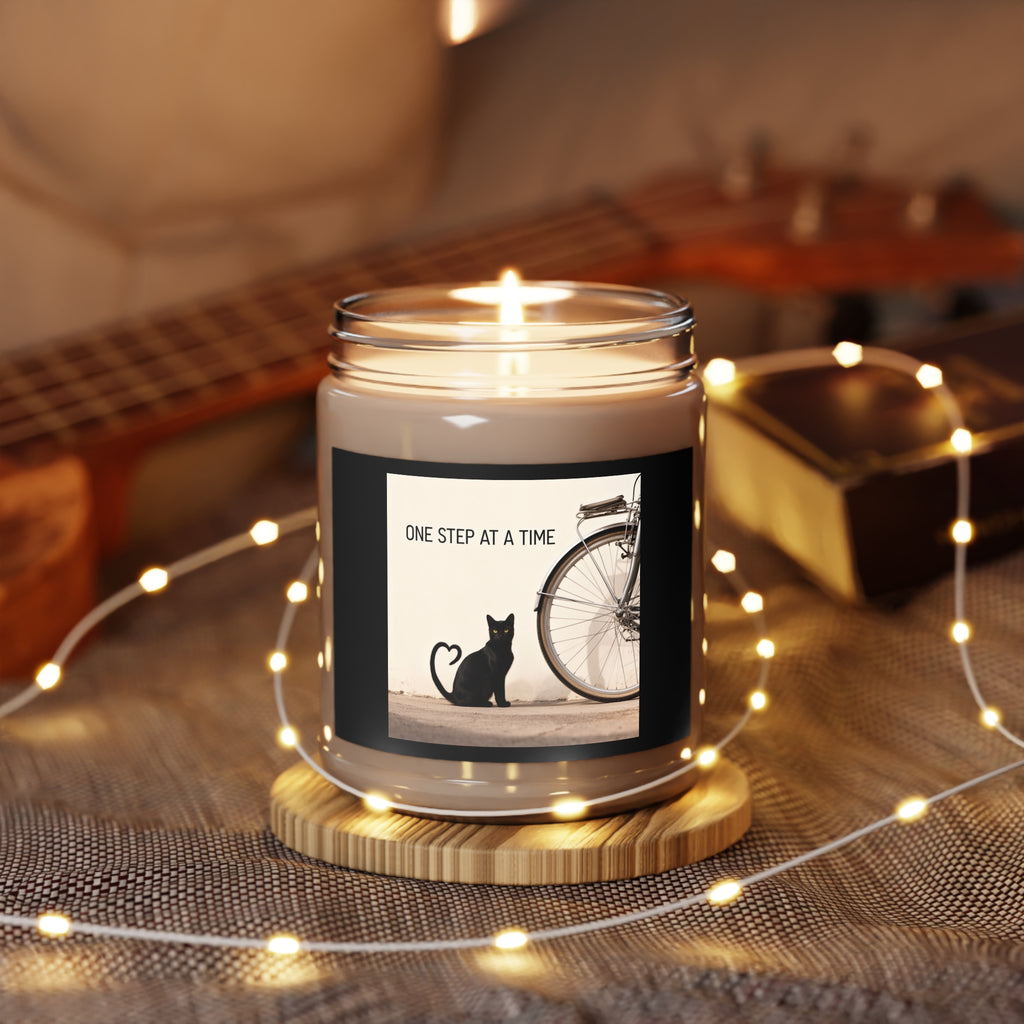ONE STEP AT A TIME Cat Scented Candle