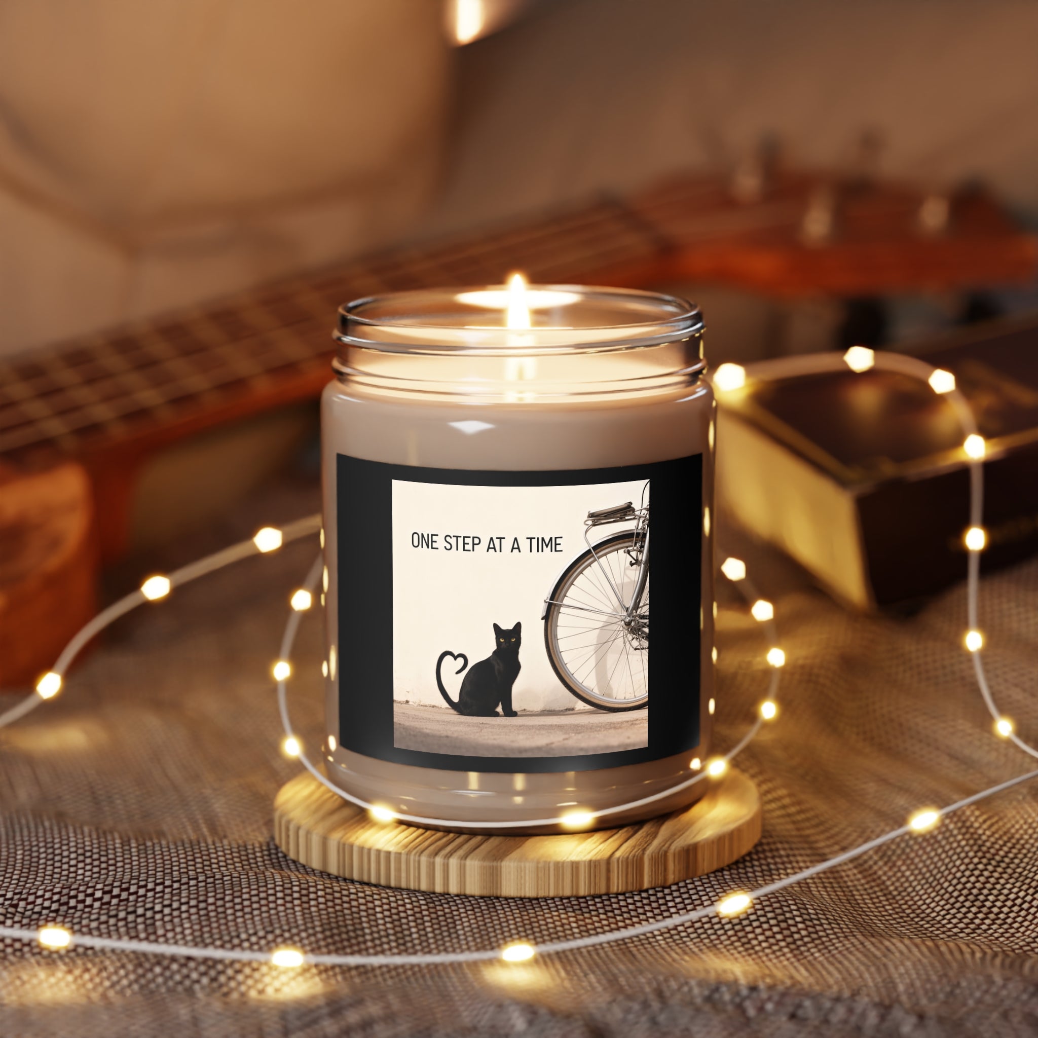 ONE STEP AT A TIME Cat Scented Candle