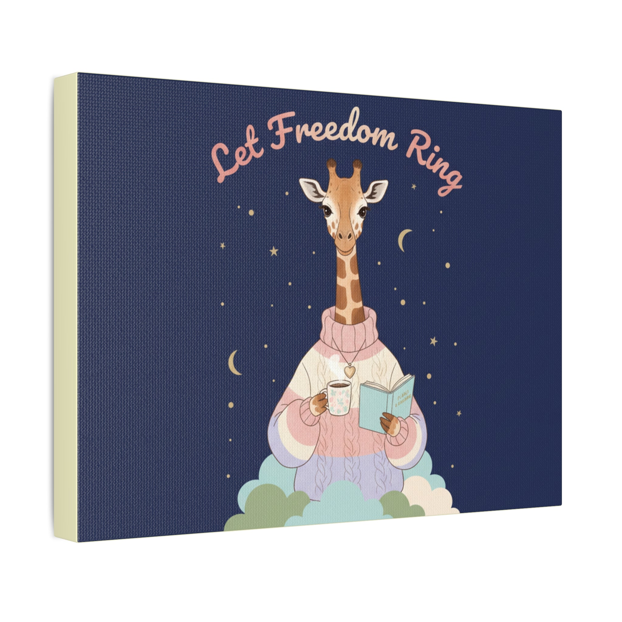 Giraffe Canvas Print – Let Freedom Ring