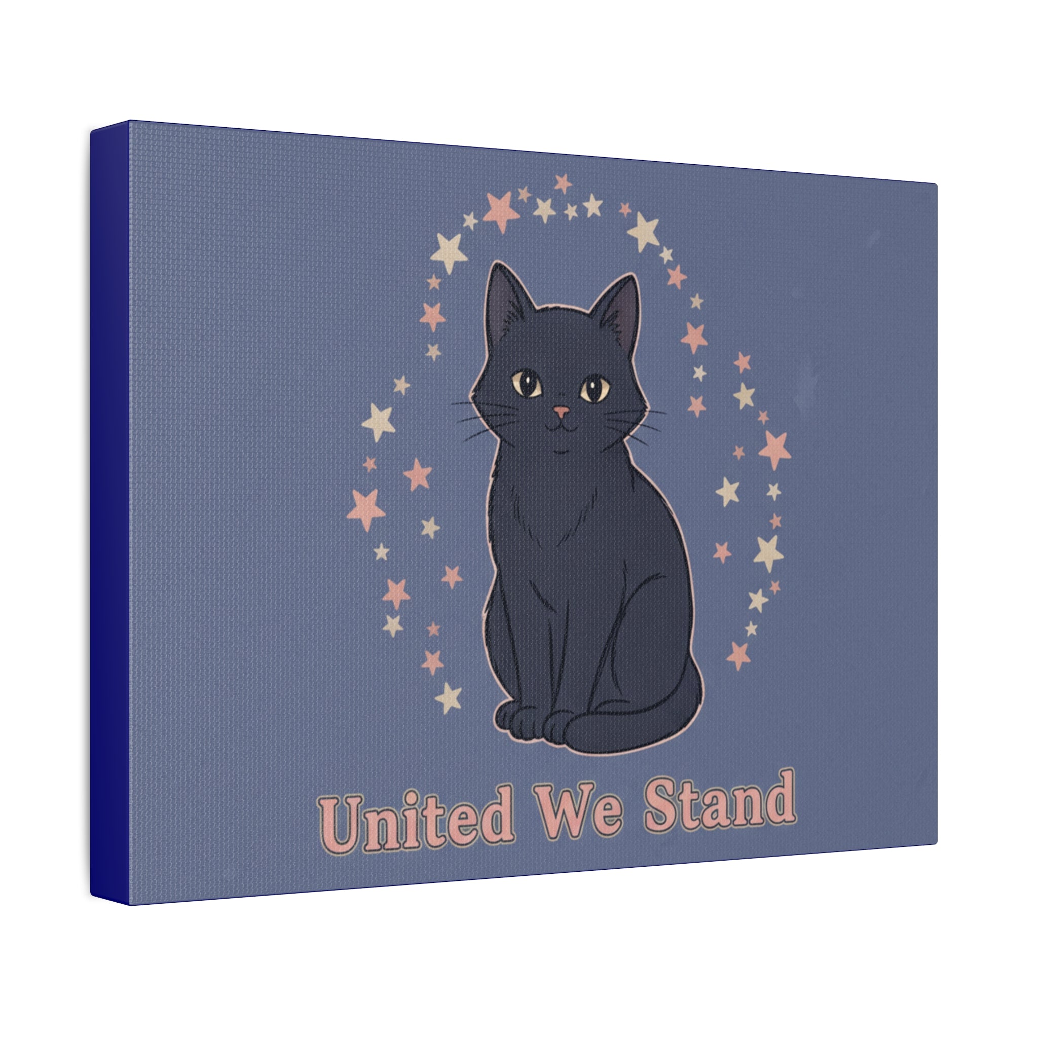 Black Cat Canvas Print – United We Stand