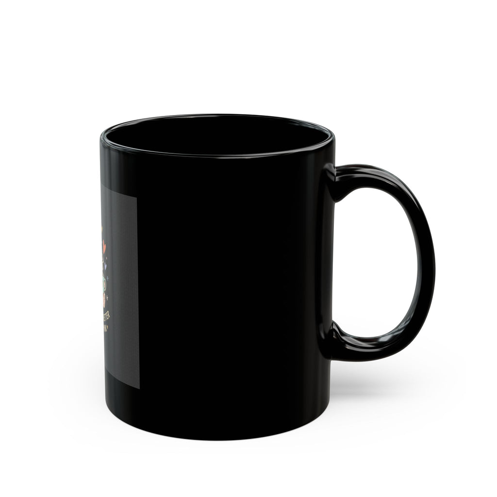 Bunny Black Mug 11oz – You Are Doing Better Than You Think