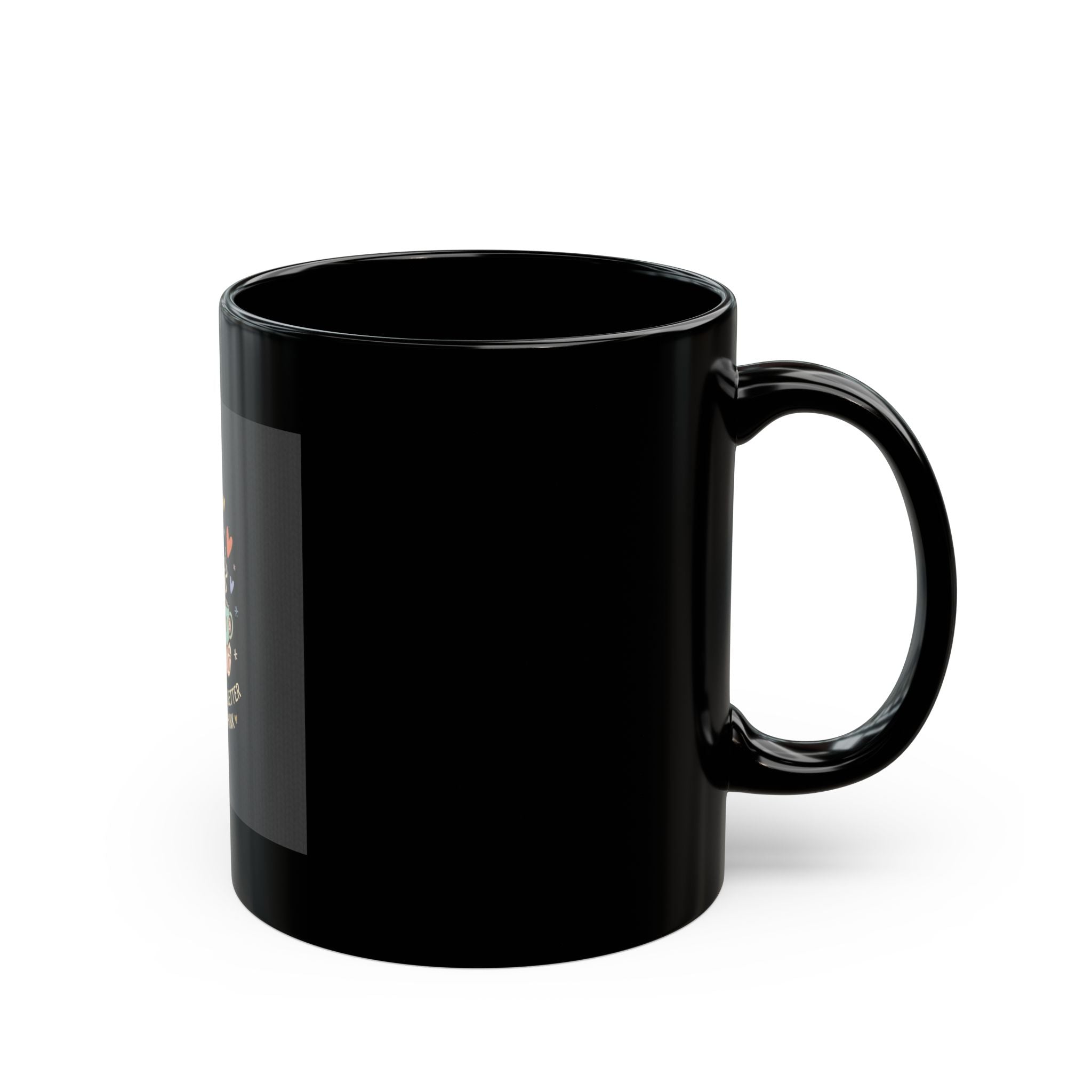Bunny Black Mug 11oz – You Are Doing Better Than You Think