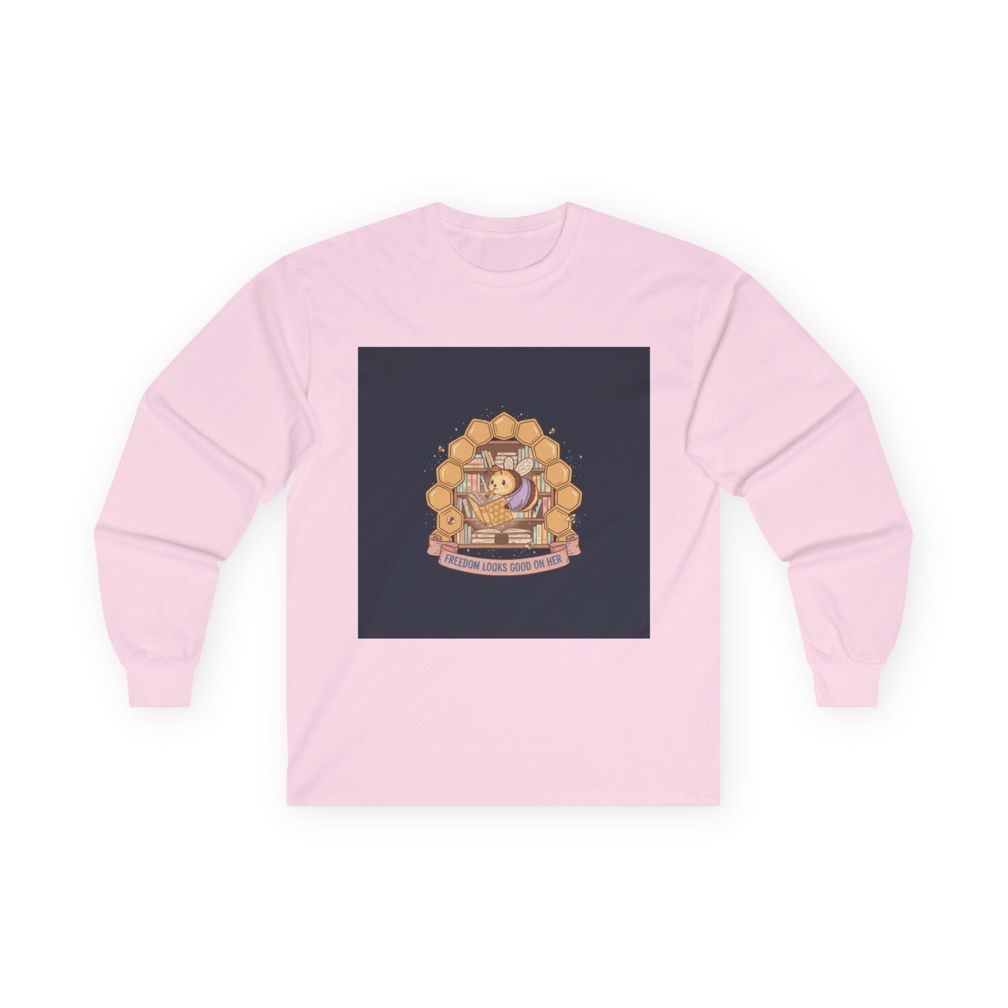 Honeybees Long Sleeve Tee – Freedom Looks Good on Her