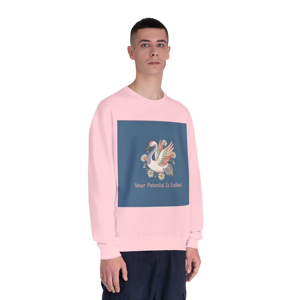Crane Crewneck Sweatshirt – Your Potential is Endless
