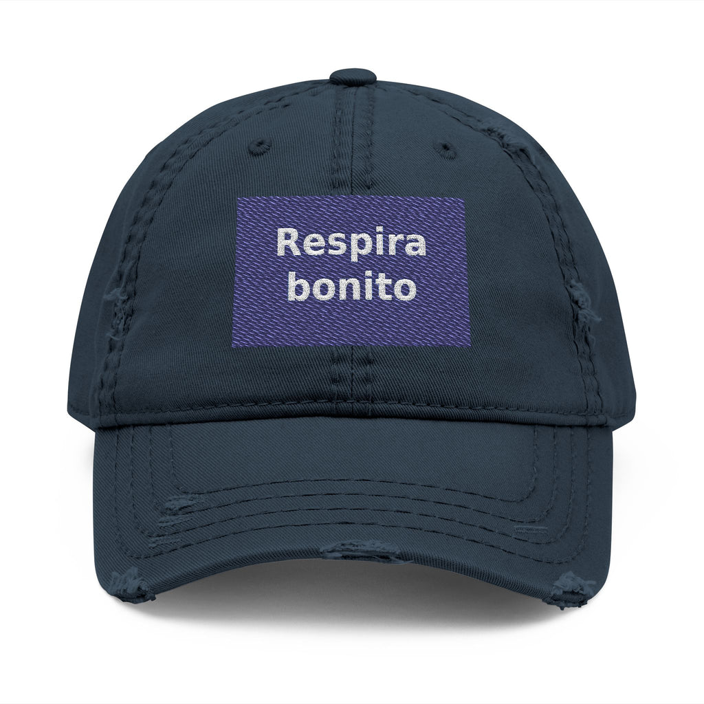 "Respira bonito" Black Cat Dad Hat | Trendy Gift for Her | Lifestyle | KayKay Classics