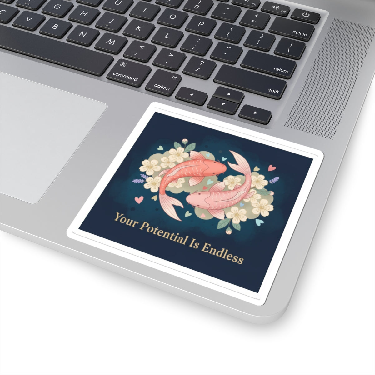 Koi Kiss-Cut Sticker – Your Potential is Endless