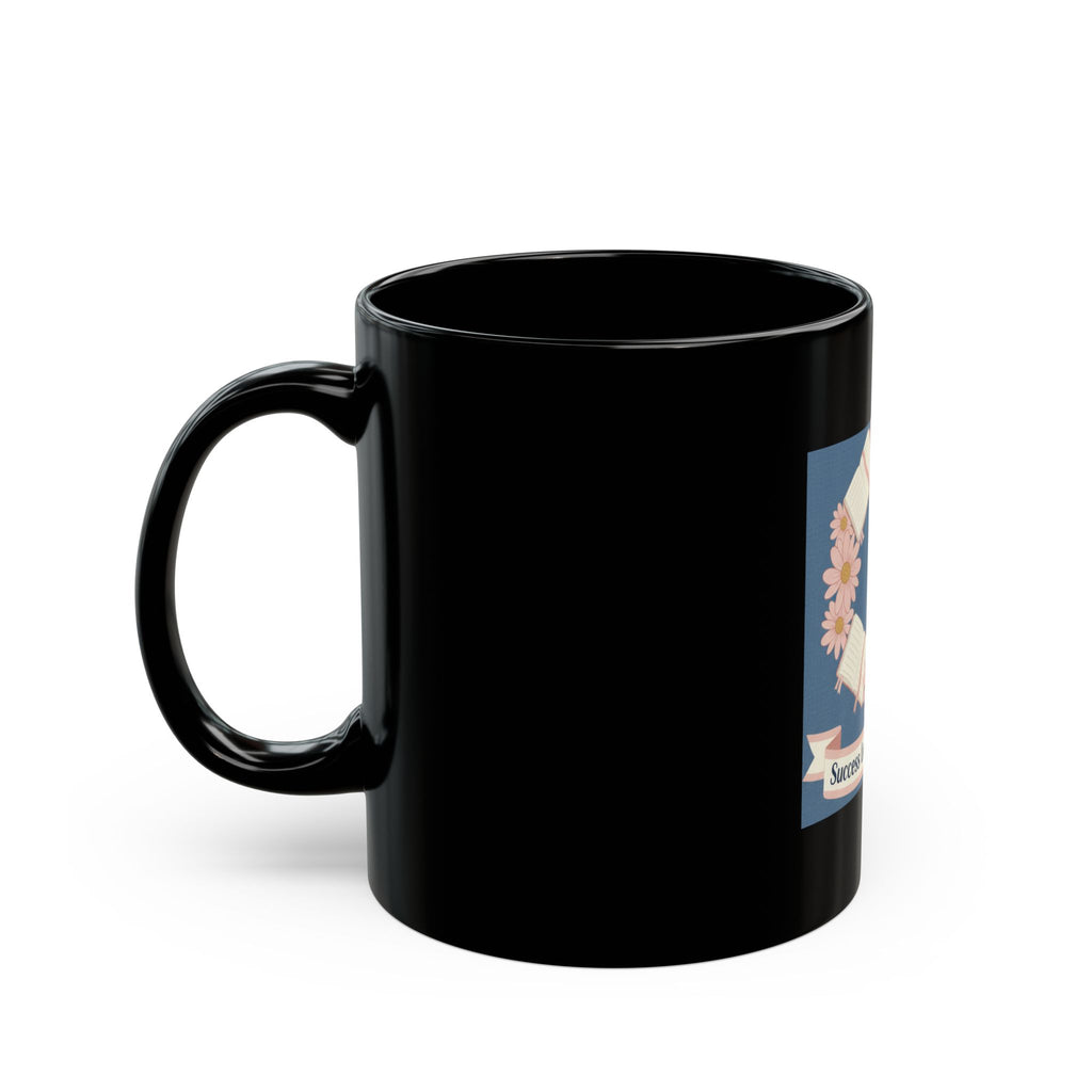 Daisies Black Mug 11oz – Success Looks Good on You