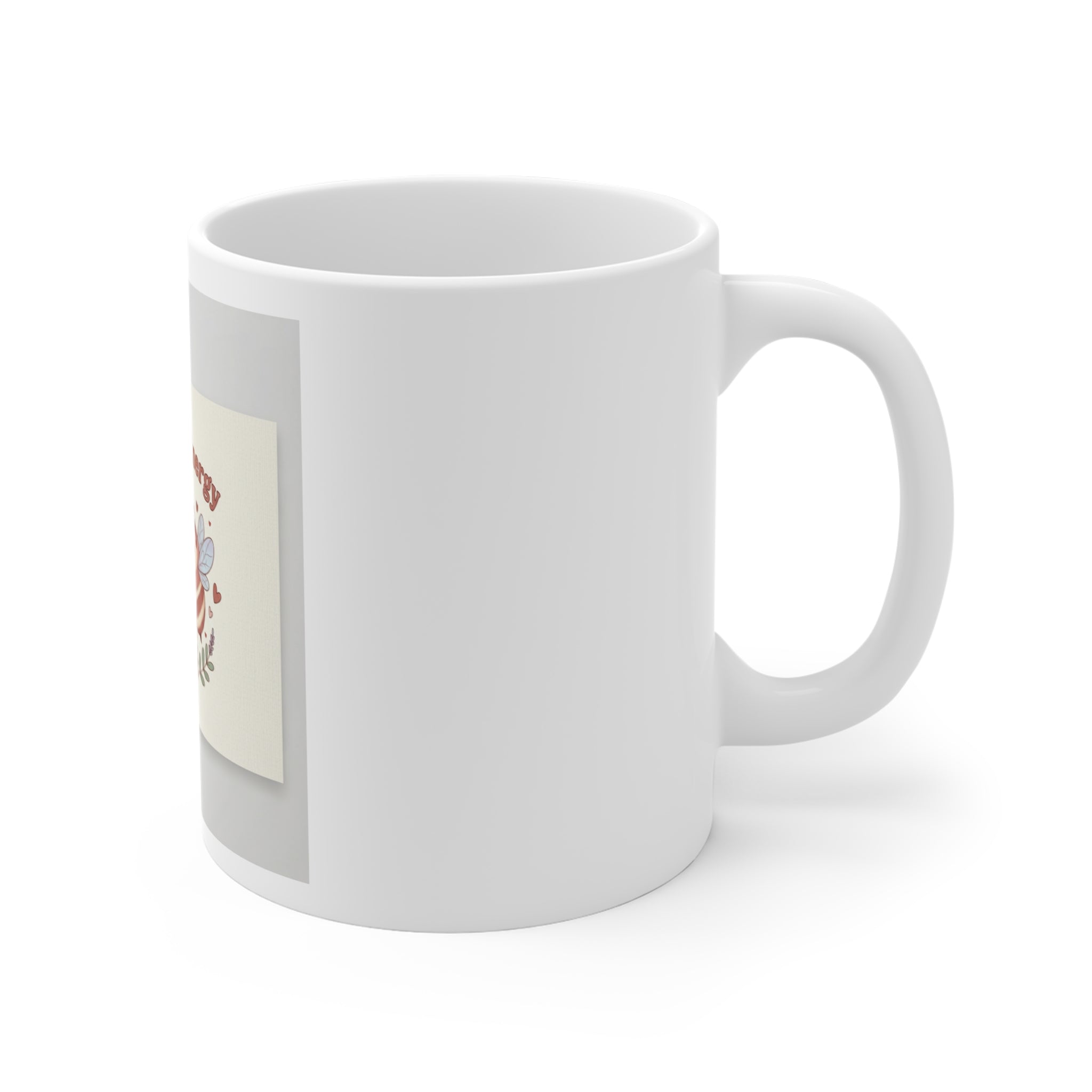 Big Brain Energy Bees Mug 11oz